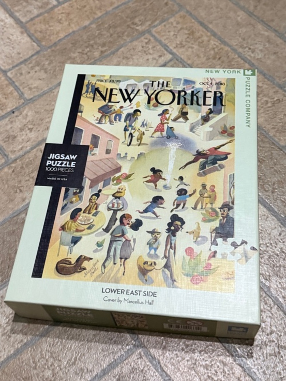 'Lower East Side' Jigsaw Puzzle - Light Green